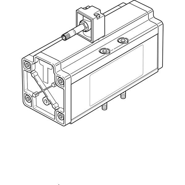 MDH-5/2-3/4-D-4-24DC Air solenoid valve image 1