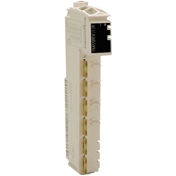 Common distribution module, Modicon TM5, 12 x 0 V DC image 1