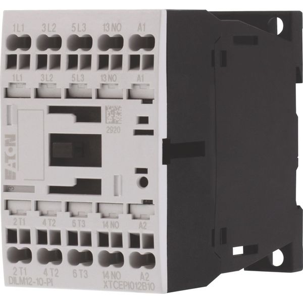 Contactor, 3 pole, 380 V 400 V 5.5 kW, 1 N/O, 230 V 50 Hz, 240 V 60 Hz, AC operation, Push in terminals image 14