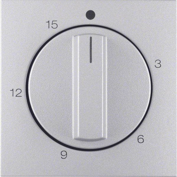 Centre plate for mechanical timer, B.7, al., matt, lacq. image 1