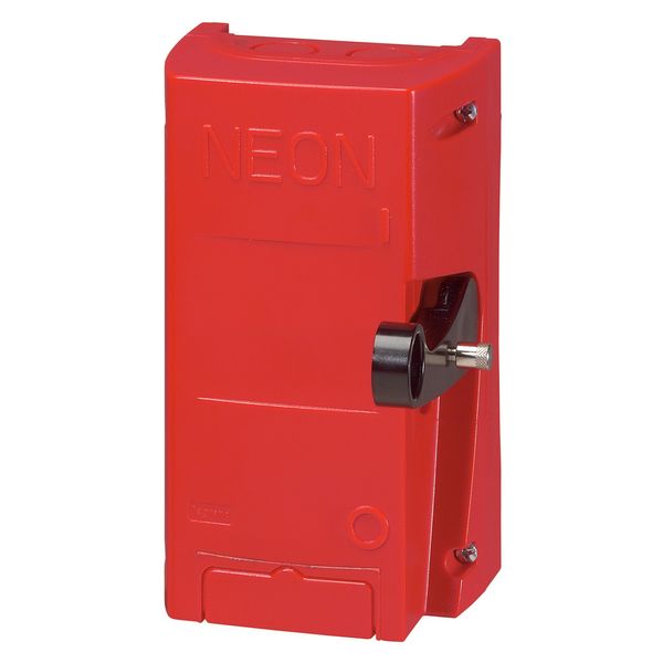 FIREMAN S SWITCH (RED) 4 P 16A image 1