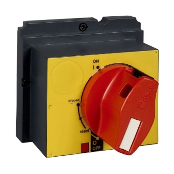 Direct rotary handle, TeSys GV5-GV7, red, padlockable, IP40 image 2