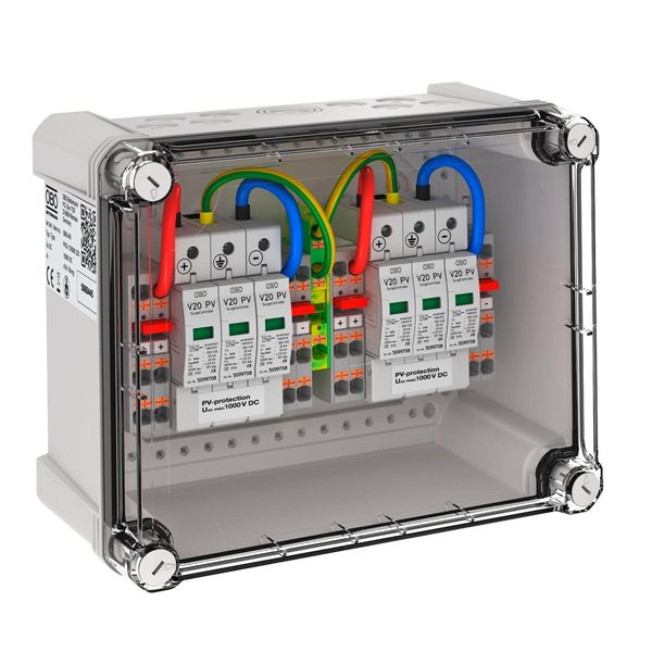 PVG-C1000K  220 Combiner Box 2x2 PV string to 2 WR-MPP 1000V DC image 1