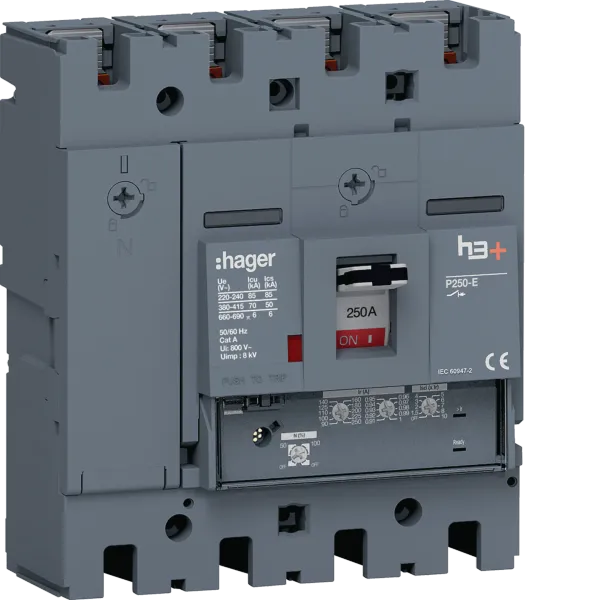 Circuit breaker P250 LSnI 4P-4D 250A 70kA image 1