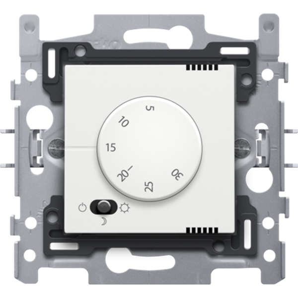 Electronic thermostat, white coated image 1