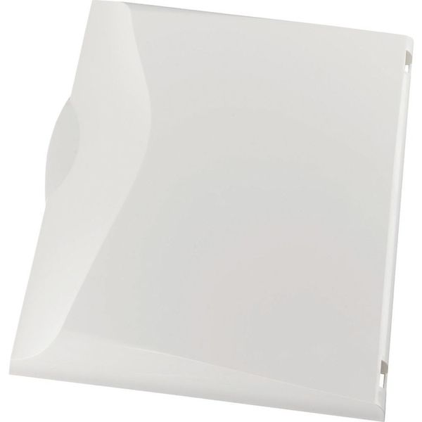 Plastic door, white, for 1-row distribution board image 3