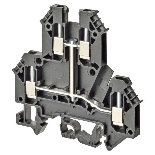 Multi-tier terminal block with screw connection for mounting on TS 35 image 3
