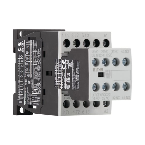 Contactor, 380 V 400 V 4 kW, 2 N/O, 2 NC, 24 V DC, DC operation, Screw terminals image 8