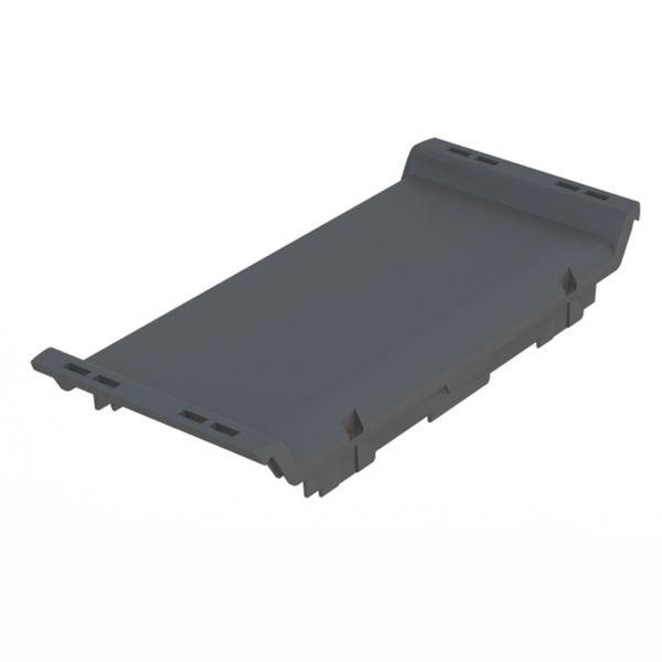 Cover, IP20 in installed state, Plastic, Graphite grey, Width: 45 mm image 1