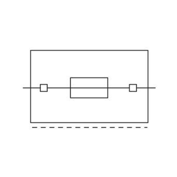 2-conductor fuse terminal block with pivoting fuse holder and end plat image 4