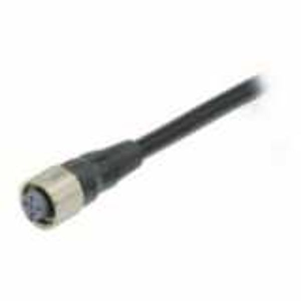 Sensor cable, Smartclick M12 straight socket (female), 4-poles, A code image 2