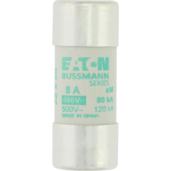 Fuse-link, LV, 8 A, AC 690 V, 22 x 58 mm, aM, IEC image 6