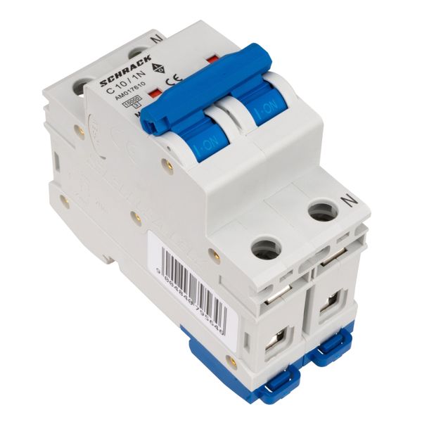 Miniature Circuit Breaker (MCB) AMPARO 10kA, C 10A, 1+N image 3