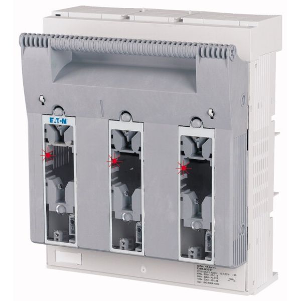 NH fuse-switch 3p box terminal 95 - 300 mm², busbar 60 mm, light fuse monitoring, NH3 image 5