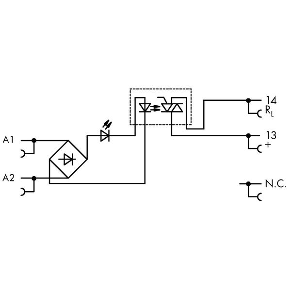 857-717 Solid-state relay module; Nominal input voltage: 115 V AC/DC; Output voltage range: 24 … 240 VAC image 5