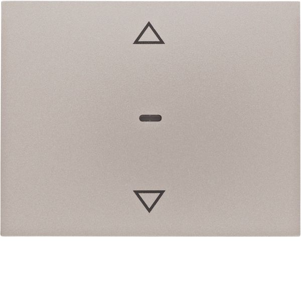Shutter push-button, K.5, stainless steel matt, lacq. image 1