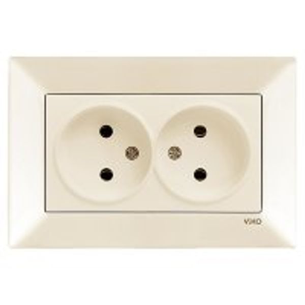 Meridian Beige (Quick Connection) Child Protected Socket image 1