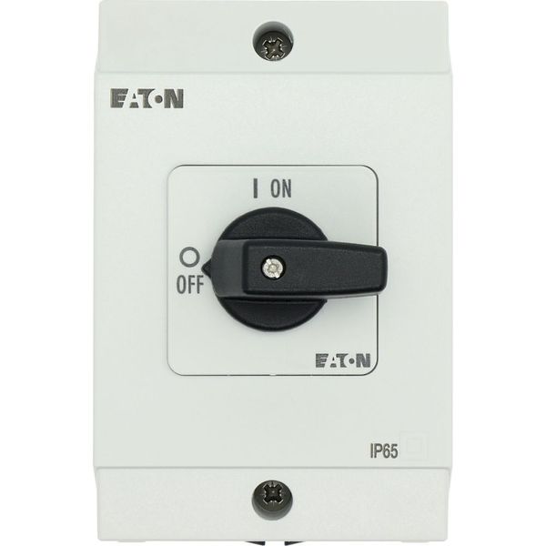 On-Off switch, 3 pole + N, 20 A, 90 °, surface mounting image 46