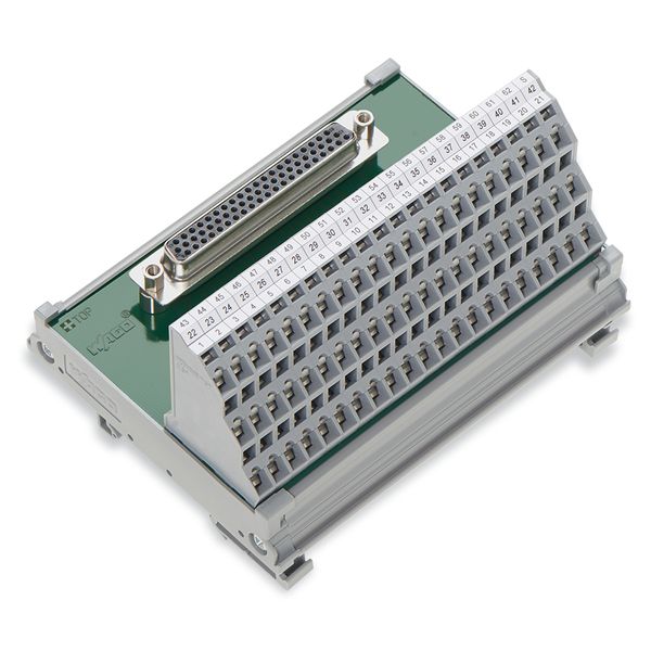 Interface module with solder pin Female connector image 1