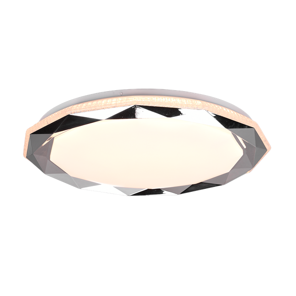 Ando LED ceiling lamp 50 cm chrome image 1