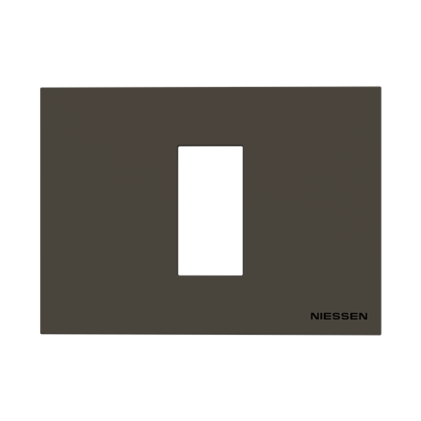 N2471 AN Frame 1 module 1gang Anthracite - Zenit image 1
