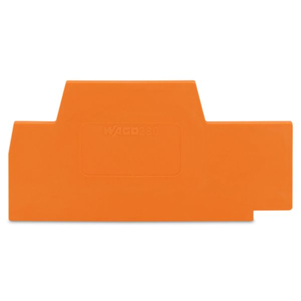 End and intermediate plate 2.5 mm thick orange image 5