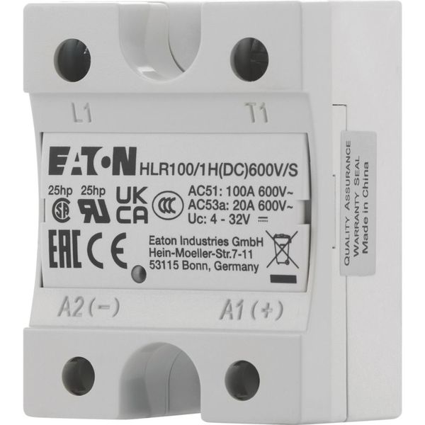 Solid-state relay, Hockey Puck, 1-phase, 100 A, 42 - 660 V, DC, high fuse protection image 18