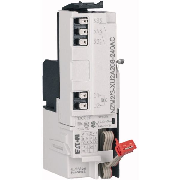 Undervoltage release for NZM2/3, configurable relays, 2NO, 24AC, Push-in terminals image 6