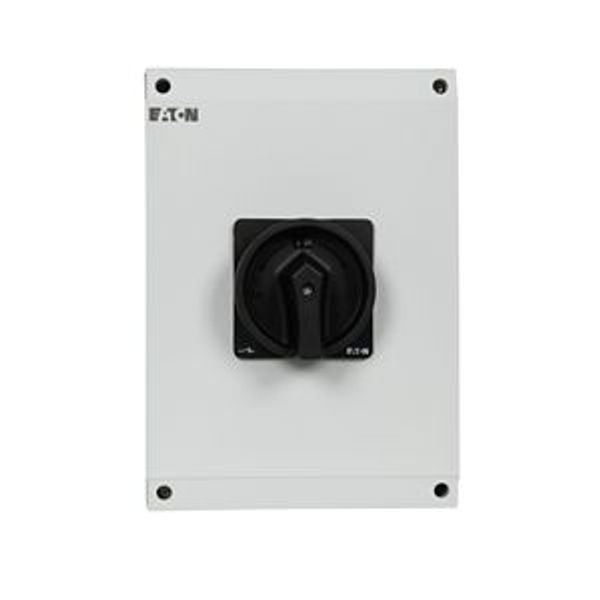 Main switch, P3, 100 A, surface mounting, 3 pole, 1 N/O, 1 N/C, STOP function, With black rotary handle and locking ring, Lockable in the 0 (Off) posi image 13