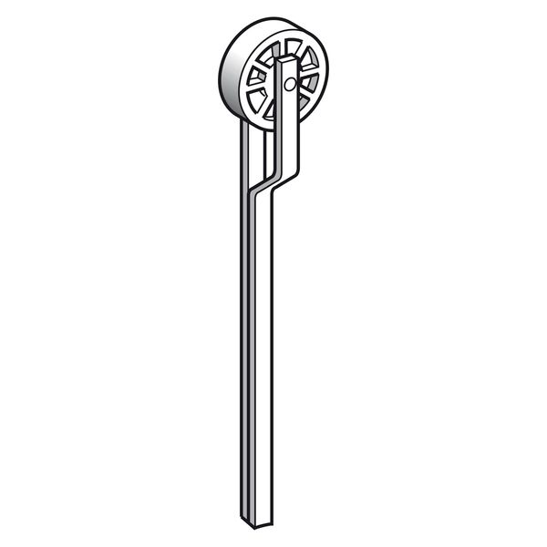 Limit switch lever, Limit switches XC Standard, XCRZ, thermoplastic roller for image 1