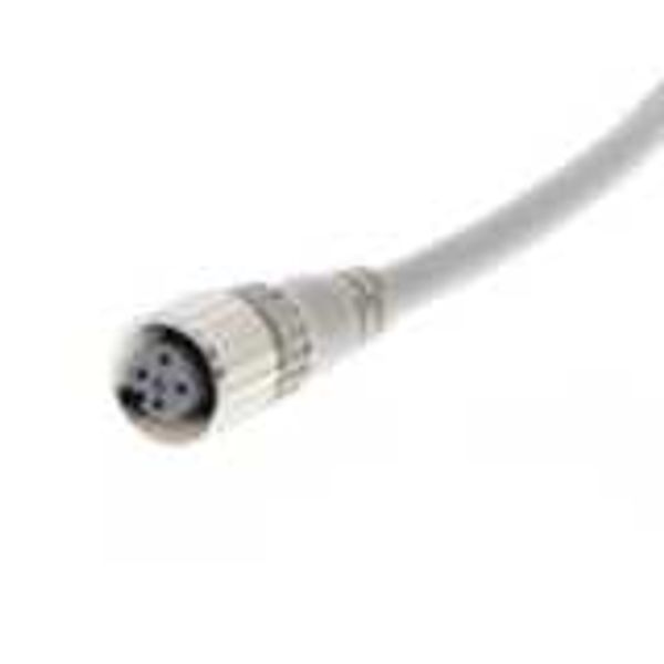 Sensor cable, M12 straight socket (female), 4-poles, A coded, PVC fire XS2F0182C image 2