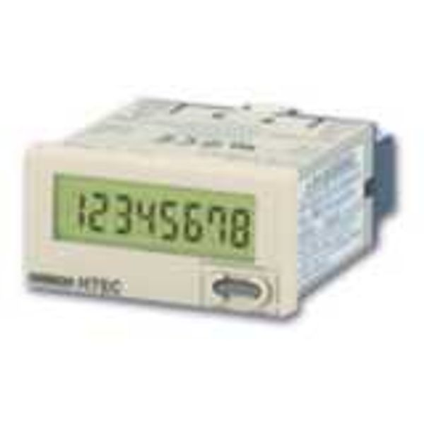 Total counter, 1/32DIN (48 x 24 mm), self-powered, LCD, 8-digit, 20cps image 3