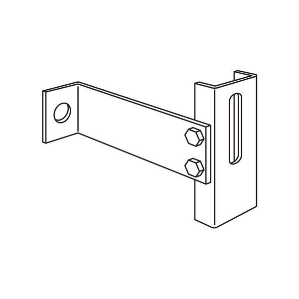 Frame bracket 200 mm for frame upright at wall image 4