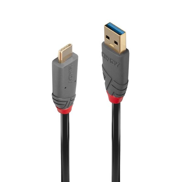 3m USB 3.2 Type A to C Cable, Anthra Line USB Type A Male to C Male image 1