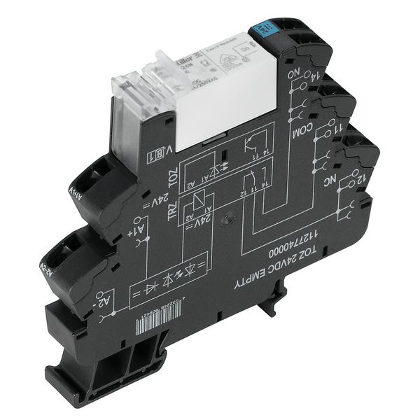 Relay module, 120 V AC ±10 %, Green LED, Rectifier, RC element, 1 CO c image 2