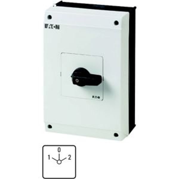 Multi-speed switches, T5B, 63 A, surface mounting, 4 contact unit(s), Contacts: 8, 60 °, maintained, With 0 (Off) position, 1-0-2, Design number 8441 image 4