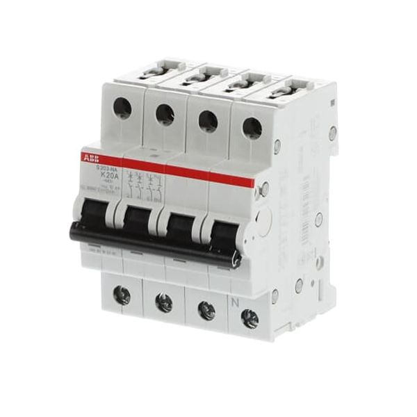 S203-Z20NA Miniature Circuit Breaker - 3+NP - Z - 20 A image 2