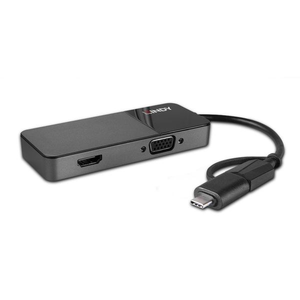 USB 3.0 Type A and C to HDMI & VGA Converter Connect an HDMI® or VGA display to the USB 3.0 Type A or Type C port image 2