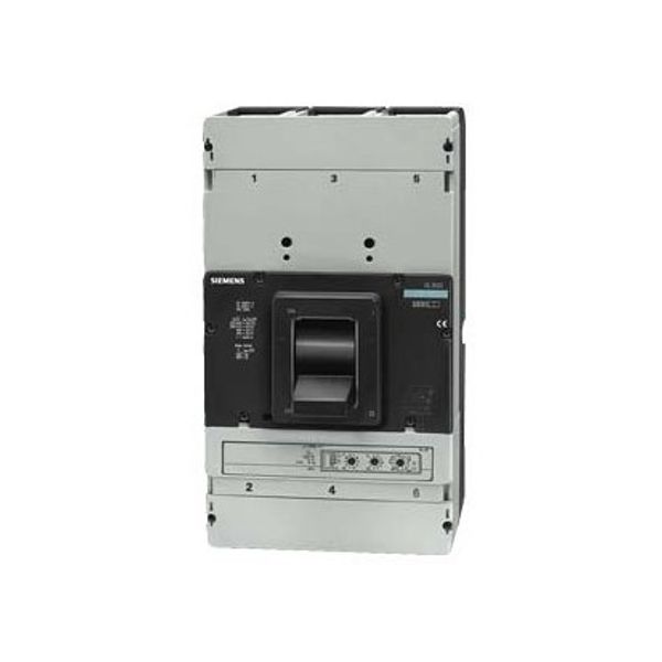 circuit breaker VL800H high breaking capacity Icu=70kA, 415V AC 4-pole, non-auto. air circ. br. trip unit magnetic  3VL6780-2EE46-0AA0 image 1