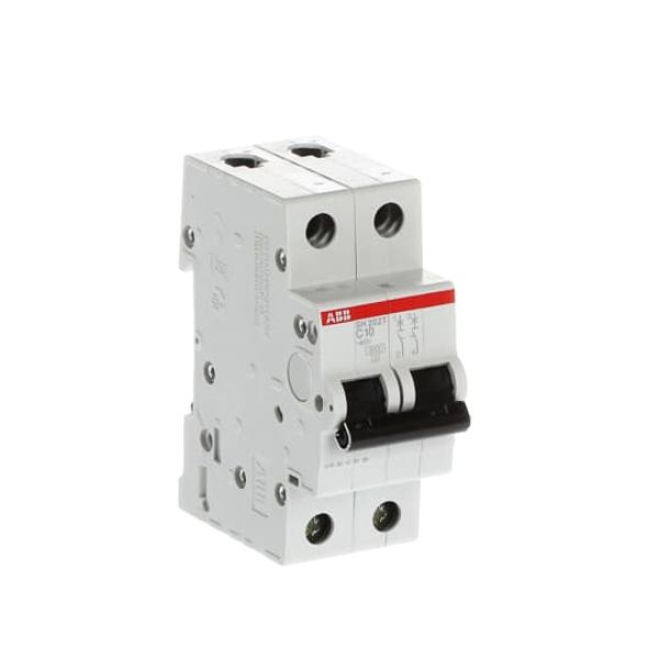 SH202T-C10 Miniature Circuit Breaker - 2P - C - 10 A image 1