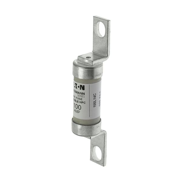 Fuse-link, low voltage, 100 A, AC 600 V, DC 250 V,  HRCII-C, 22 x 111 mm, CSA image 7