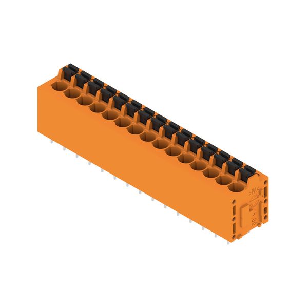 PCB terminal, 5.00 mm, Number of poles: 15, Conductor outlet direction image 2