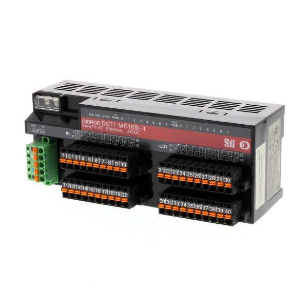 Remote I/O terminal, 8 x PNP inputs, 8 x PNP outputs, 4 x test outputs DST16002M image 1