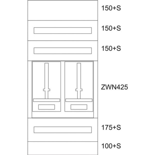 BP-U-3S-TN-600/12-2Z Eaton xEnergy Basic meter cabinet equipped image 1