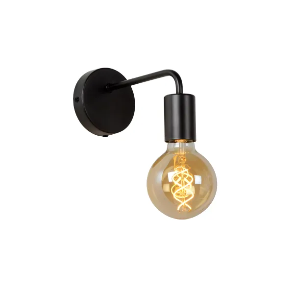 SCOTT Wall Light E27 L20  H12cm Black image 1