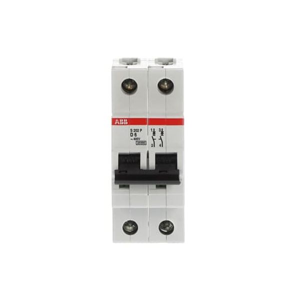 S202P-D6 Miniature Circuit Breaker - 2P - D - 6 A image 9