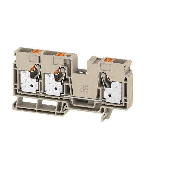Feed-through terminal block, PUSH IN, 16 mm², 1000 V, 76 A, Number of  image 1