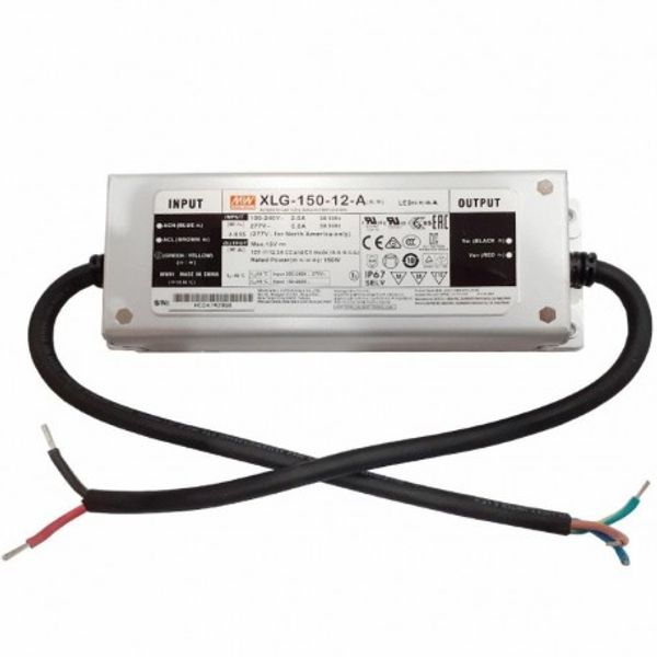 AC-DC Single output LED Driver 150W 12.5A 12V IP67 image 1