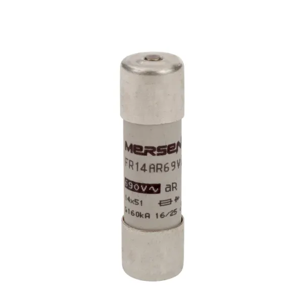 High-Speed Cylindrical Fuse 14x51 aR 690VAC 25A - Striker image 2