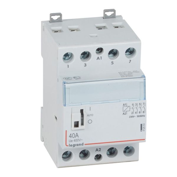 Power contactor CX³ - with 230 V~ coll and handle - 4P - 400 V~ - 40 A image 1